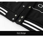 American Retro Racing Jacket Men's Biker Sleeve PU Leather Color Block Workwear Windproof Casual Loose Fit Long Sleeve Coat