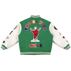 Fall/Winter Saint Michael Fashion Casual Loose Patch Embroidered Flying Baseball Jacket Oversized Jacket for Men and Women