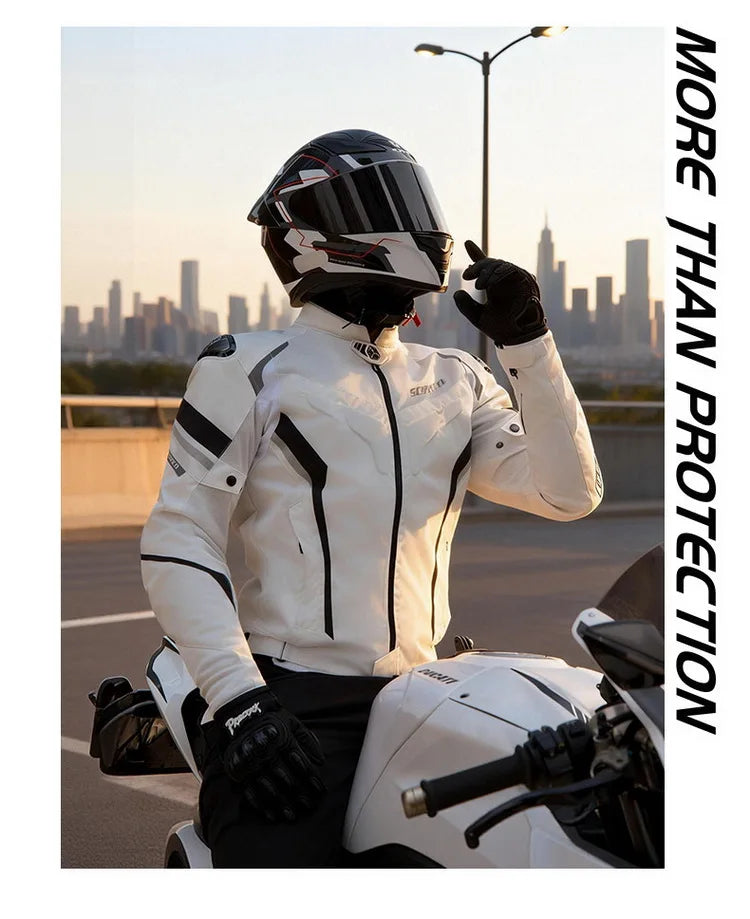 Men Spring Summer Breathable Mesh SCOYCO Motorcycle Riding Jacket Cycling Equipment Motorcyclist Clothing 600D Oxford CE Protect
