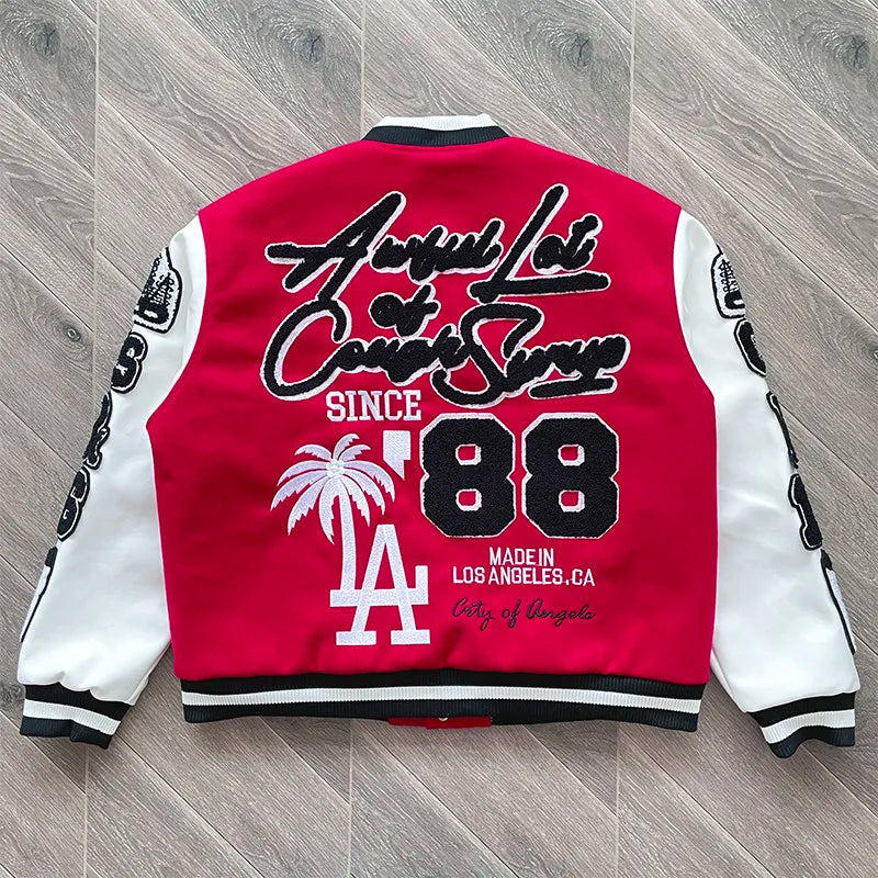 ALOC Heavy Industries Fully Embroidered Baseball Woolen Jacket Jacket ALOC26JK32