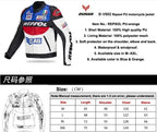 DUHAN Men's Motocross Motorcycle Jacket Moto Racing Jacket REPSOL PU Leather Motorbike Jackets Clothing Clothes Coat Windproof