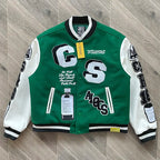 ALOC Heavy Industries Fully Embroidered Baseball Woolen Jacket Jacket ALOC26JK32