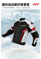 Men Spring Summer Breathable Mesh SCOYCO Motorcycle Riding Jacket Cycling Equipment Motorcyclist Clothing 600D Oxford CE Protect