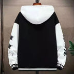 Autumn and winter men's sweatshirt, fashion, Harajuku streetwear, casual men's clothing, long-sleeve patterned hoodie