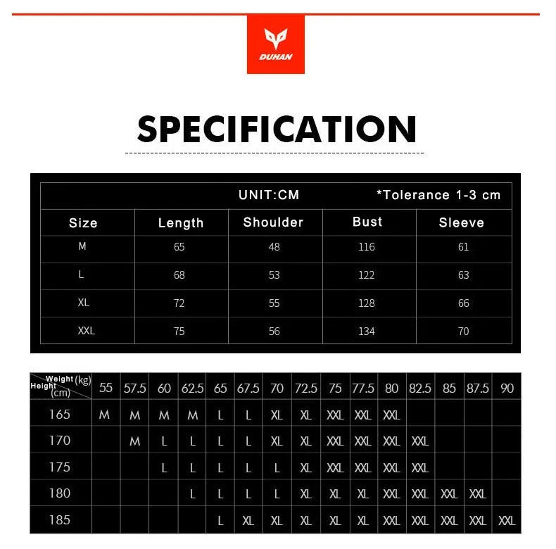 DUHAN Men's Motocross Motorcycle Jacket Moto Racing Jacket REPSOL PU Leather Motorbike Jackets Clothing Clothes Coat Windproof