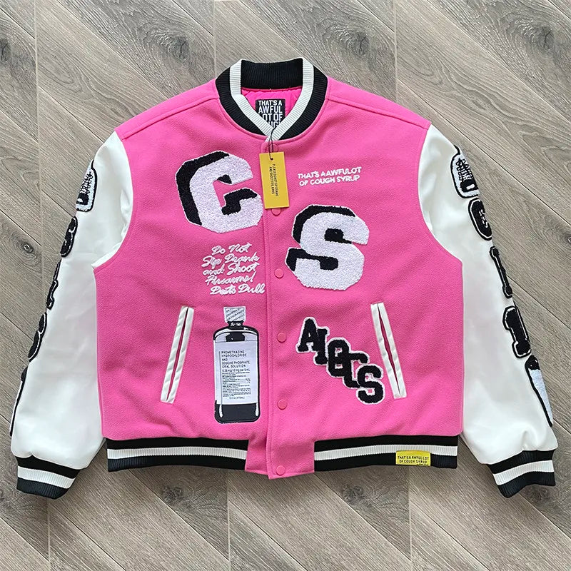 ALOC Heavy Industries Fully Embroidered Baseball Woolen Jacket Jacket ALOC26JK32