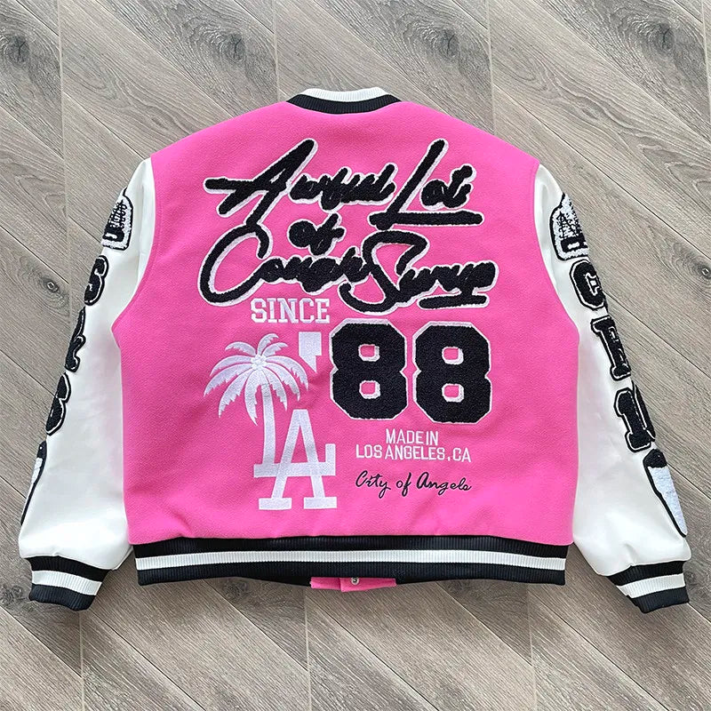 ALOC Heavy Industries Fully Embroidered Baseball Woolen Jacket Jacket ALOC26JK32