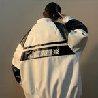 Autumn Men's Biker Jacket High Street Fashion Motorcycle Leather Jacket Male Anti-wind New Embroiderey Zipper Jacket Outwear Top