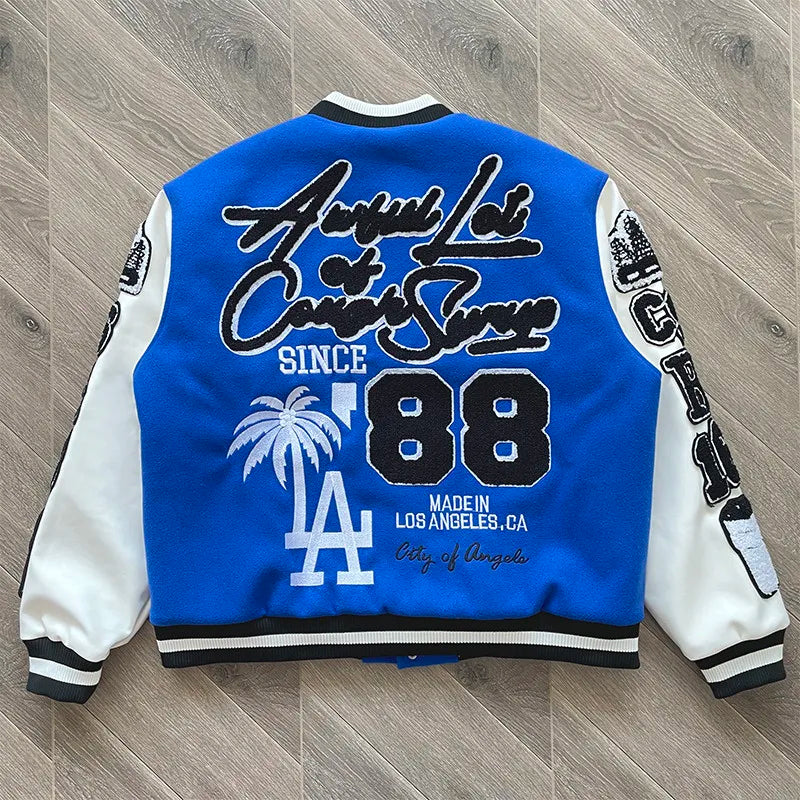 ALOC Heavy Industries Fully Embroidered Baseball Woolen Jacket Jacket ALOC26JK32