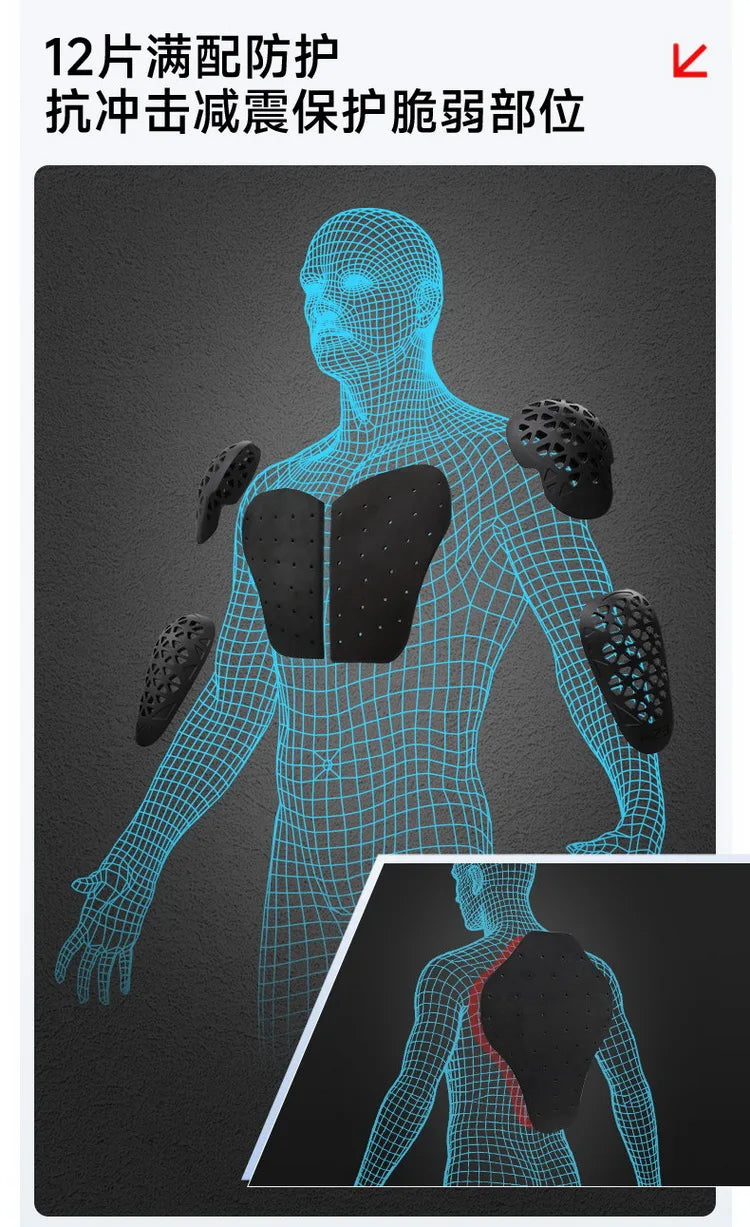 Men Spring Summer Breathable Mesh SCOYCO Motorcycle Riding Jacket Cycling Equipment Motorcyclist Clothing 600D Oxford CE Protect