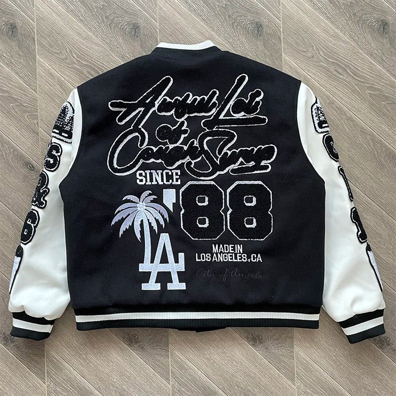 ALOC Heavy Industries Fully Embroidered Baseball Woolen Jacket Jacket ALOC26JK32