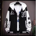 Autumn and winter men's sweatshirt, fashion, Harajuku streetwear, casual men's clothing, long-sleeve patterned hoodie