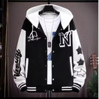 Autumn and winter men's sweatshirt, fashion, Harajuku streetwear, casual men's clothing, long-sleeve patterned hoodie