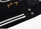 Fall/Winter Saint Michael Fashion Casual Loose Patch Embroidered Flying Baseball Jacket Oversized Jacket for Men and Women