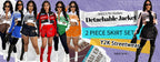 Women Crop Varsity Baseball Coats Y2K Streetwear 2025 Winter Fall Clothes Letter Print Cropped Patchwork Jackets Coats