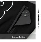 American Retro Racing Jacket Men's Biker Sleeve PU Leather Color Block Workwear Windproof Casual Loose Fit Long Sleeve Coat