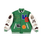 Fall/Winter Saint Michael Fashion Casual Loose Patch Embroidered Flying Baseball Jacket Oversized Jacket for Men and Women