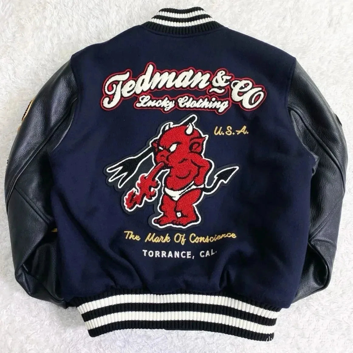 Embroidered Baseball Uniform for Men Spring Autumn Bomber Jackets Vintage Varsity Jackets Women Outerwears Fashion Men Clothing