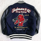 Embroidery Varsity Jacket Men PU Leather Sleeves Oversized Bomber Jackets Women Baseball Coats Streetwear Men Clothing
